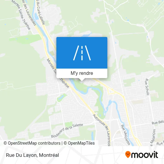 Rue Du Layon plan