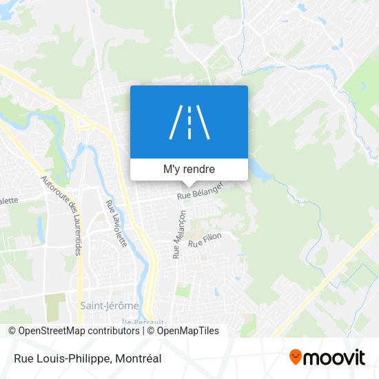 Rue Louis-Philippe plan