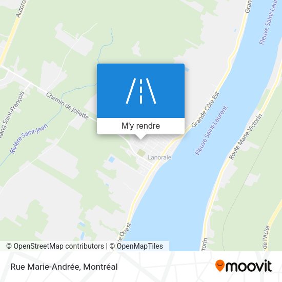 Rue Marie-Andrée plan