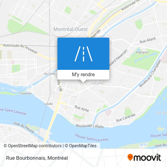 Rue Bourbonnais plan