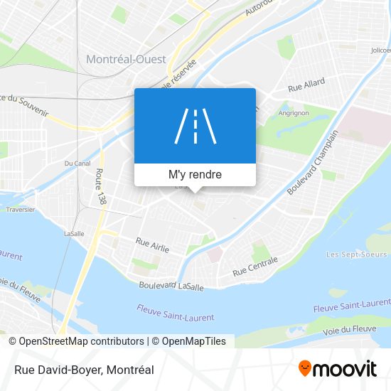 Rue David-Boyer plan