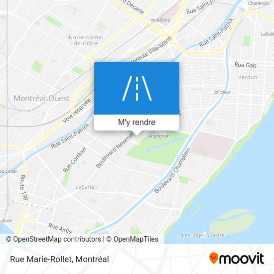 Rue Marie-Rollet plan