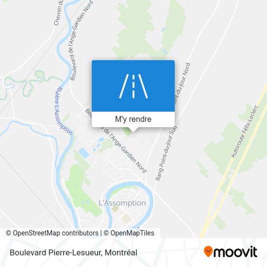 Boulevard Pierre-Lesueur plan