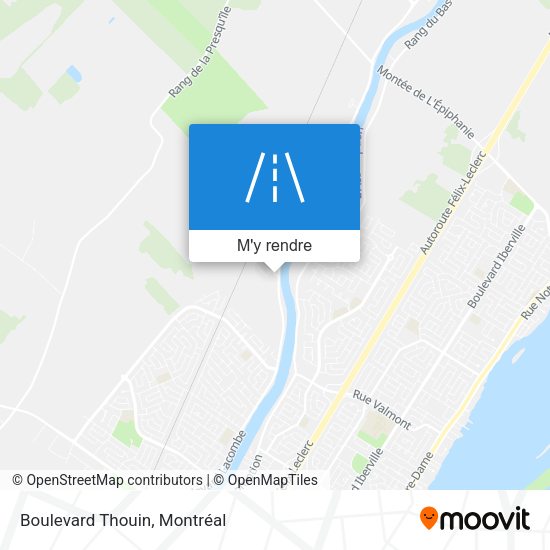 Boulevard Thouin plan