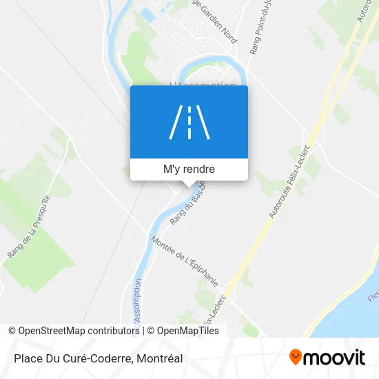 Place Du Curé-Coderre plan