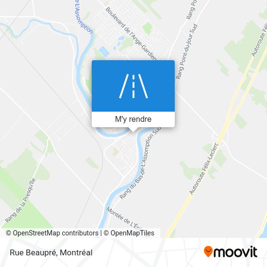 Rue Beaupré plan