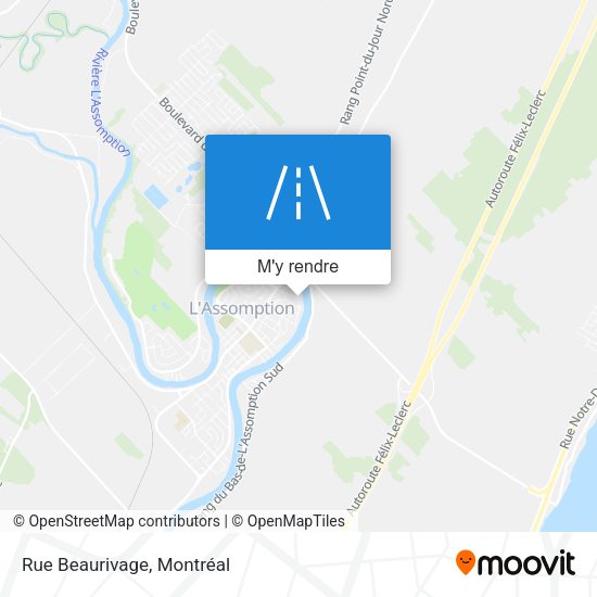 Rue Beaurivage plan