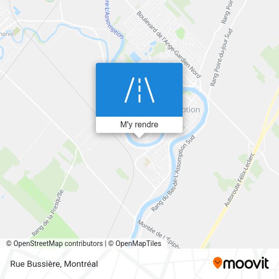 Rue Bussière plan