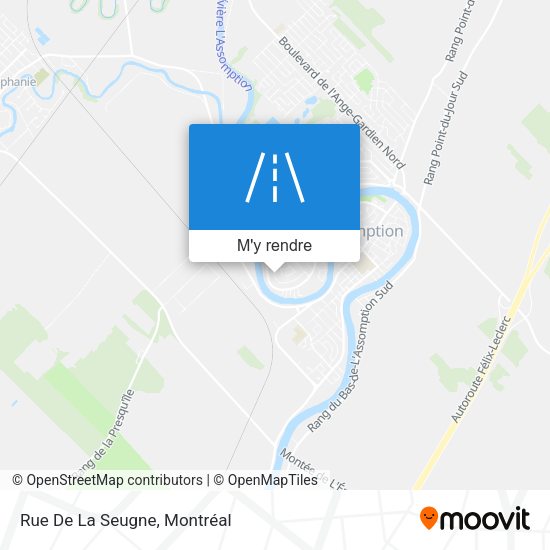 Rue De La Seugne plan
