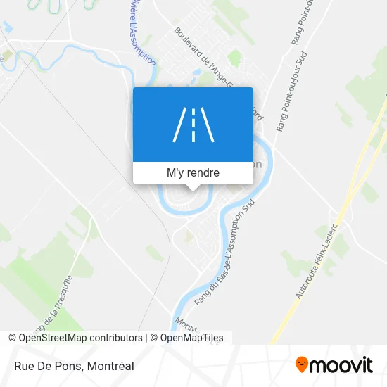 Rue De Pons plan