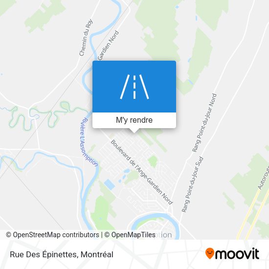 Rue Des Épinettes plan