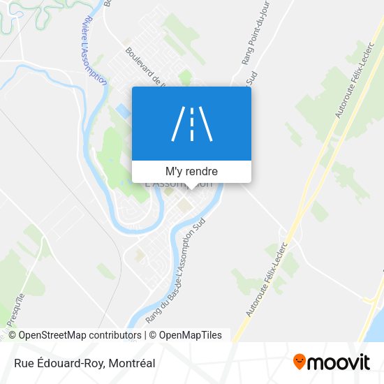 Rue Édouard-Roy plan