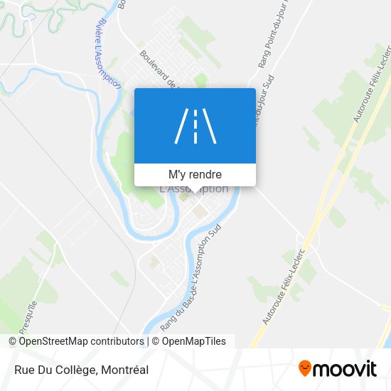 Rue Du Collège plan