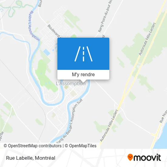Rue Labelle plan