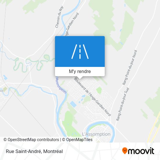 Rue Saint-André plan