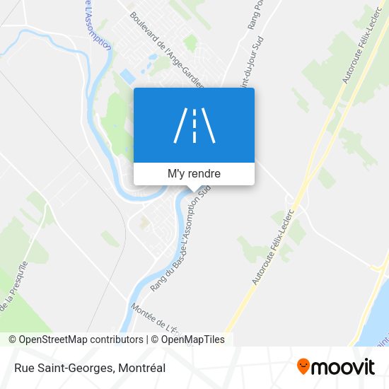 Rue Saint-Georges plan