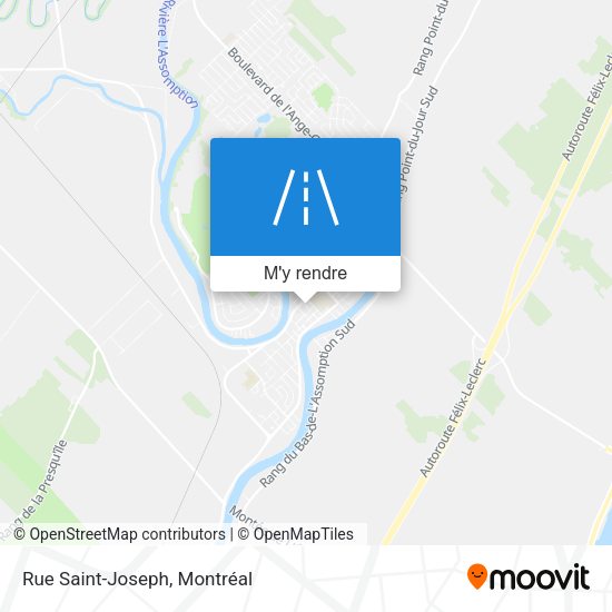 Rue Saint-Joseph plan