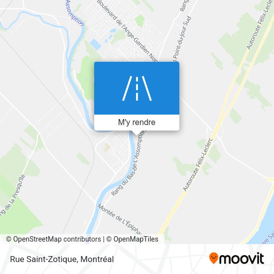 Rue Saint-Zotique plan