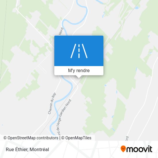 Rue Éthier plan