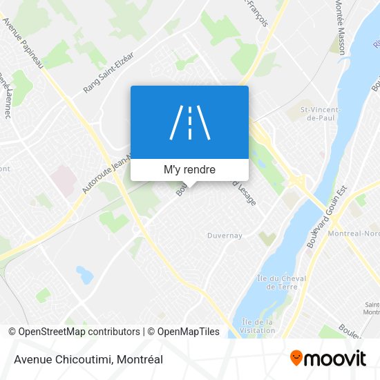 Avenue Chicoutimi plan