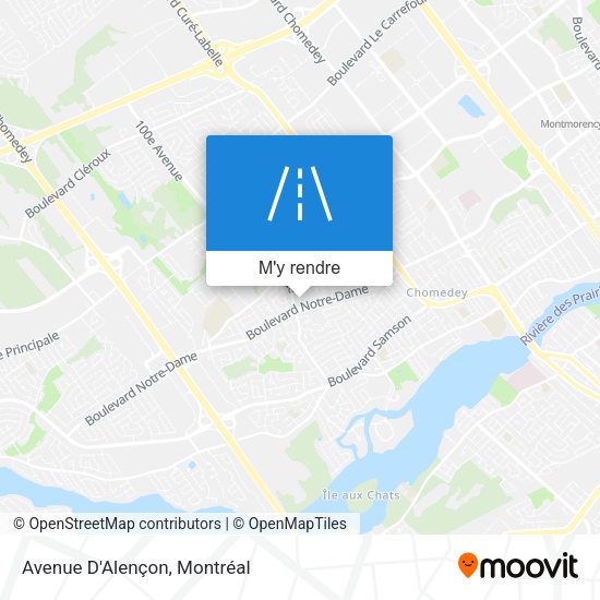 Avenue D'Alençon plan