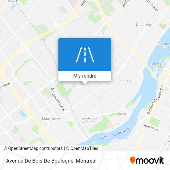 Avenue De Bois De Boulogne plan