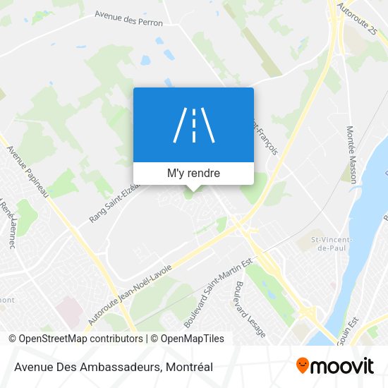 Avenue Des Ambassadeurs plan