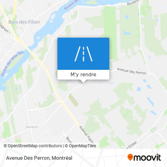 Avenue Des Perron plan