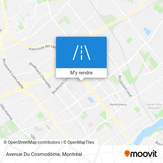 Avenue Du Cosmodôme plan