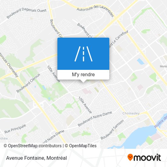 Avenue Fontaine plan