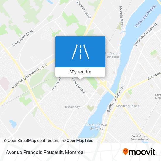 Avenue François Foucault plan