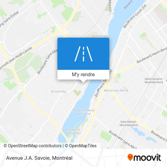 Avenue J.A. Savoie plan