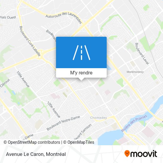 Avenue Le Caron plan
