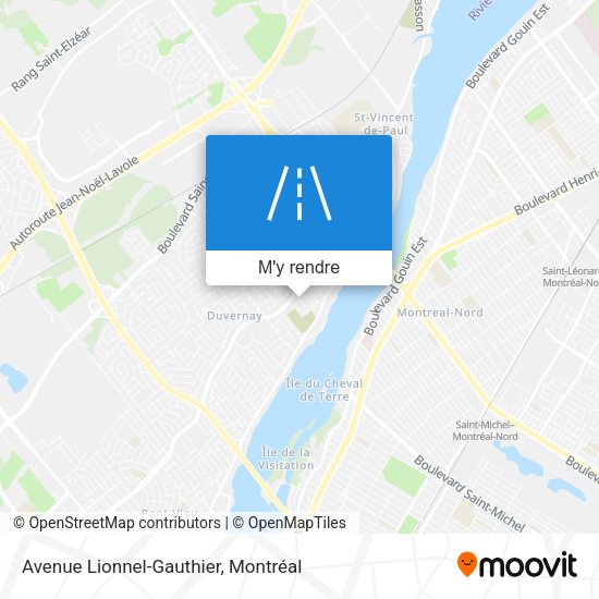 Avenue Lionnel-Gauthier plan