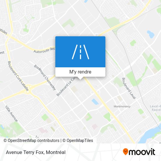 Avenue Terry Fox plan