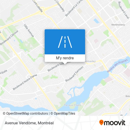 Avenue Vendôme plan