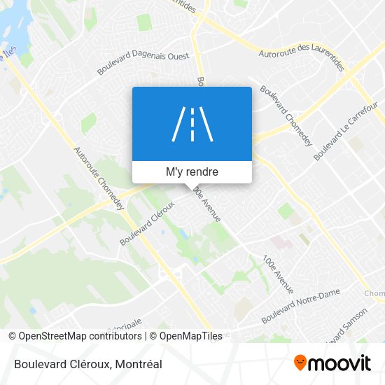 Boulevard Cléroux plan