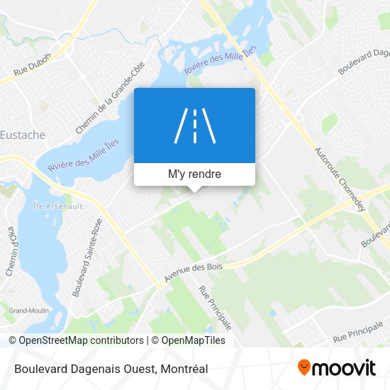 Boulevard Dagenais Ouest plan
