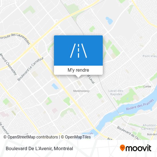 Boulevard De L'Avenir plan