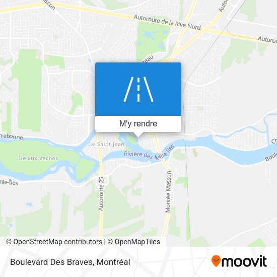 Boulevard Des Braves plan
