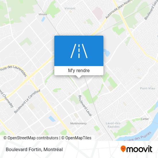 Boulevard Fortin plan