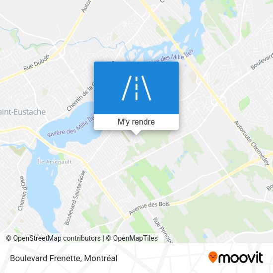 Boulevard Frenette plan