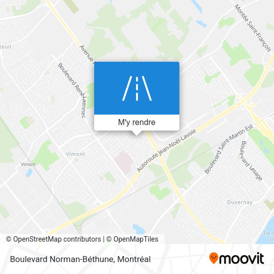Boulevard Norman-Béthune plan