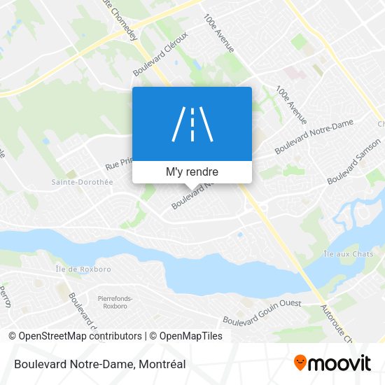 Boulevard Notre-Dame plan