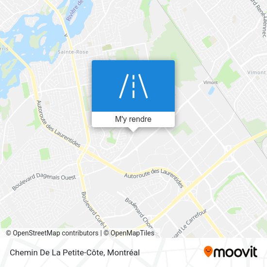 Chemin De La Petite-Côte plan