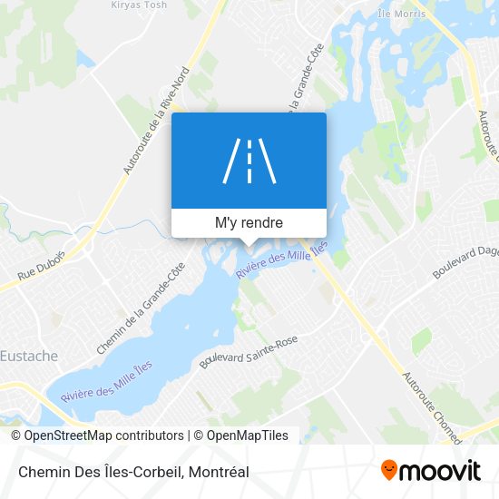 Chemin Des Îles-Corbeil plan