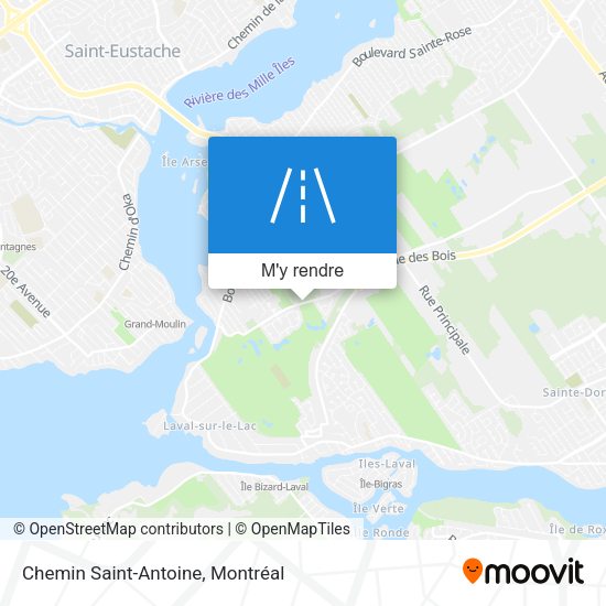Chemin Saint-Antoine plan