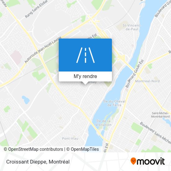 Croissant Dieppe plan