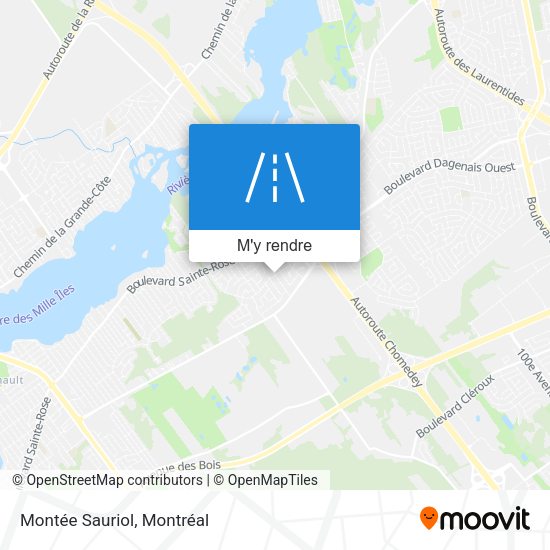 Montée Sauriol plan