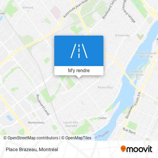 Place Brazeau plan